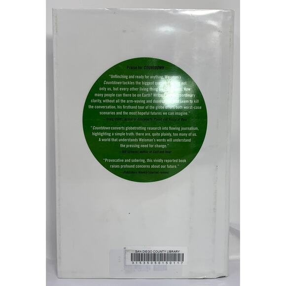 Countdown Our Last Best Hope for a Future on Earth Book Alan Weisman First - Picture 5 of 8